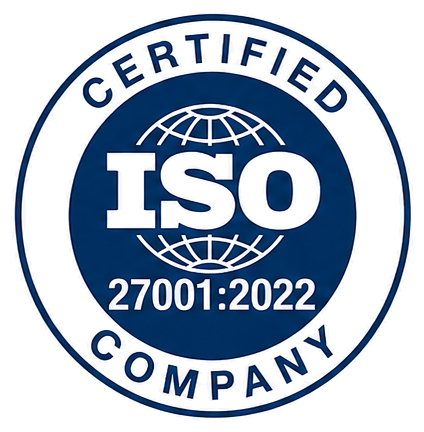 ISO 27001:2022 Certified Company